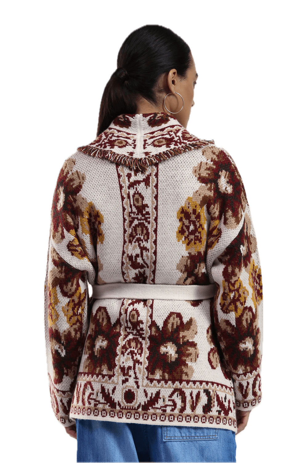 Dixie rust cardigan
