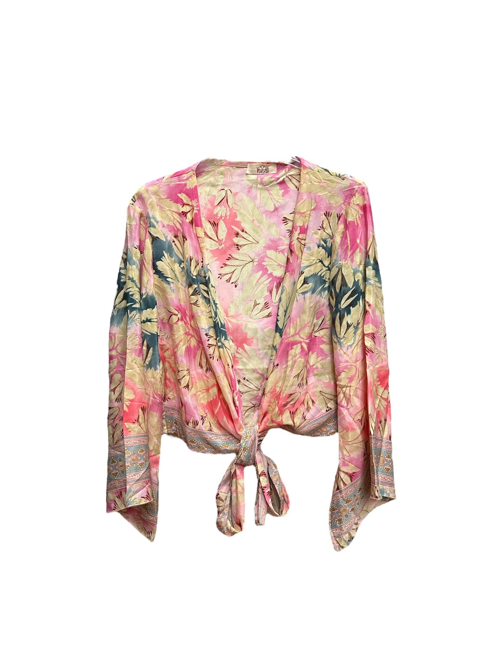 Hindi multicolor pink shirt