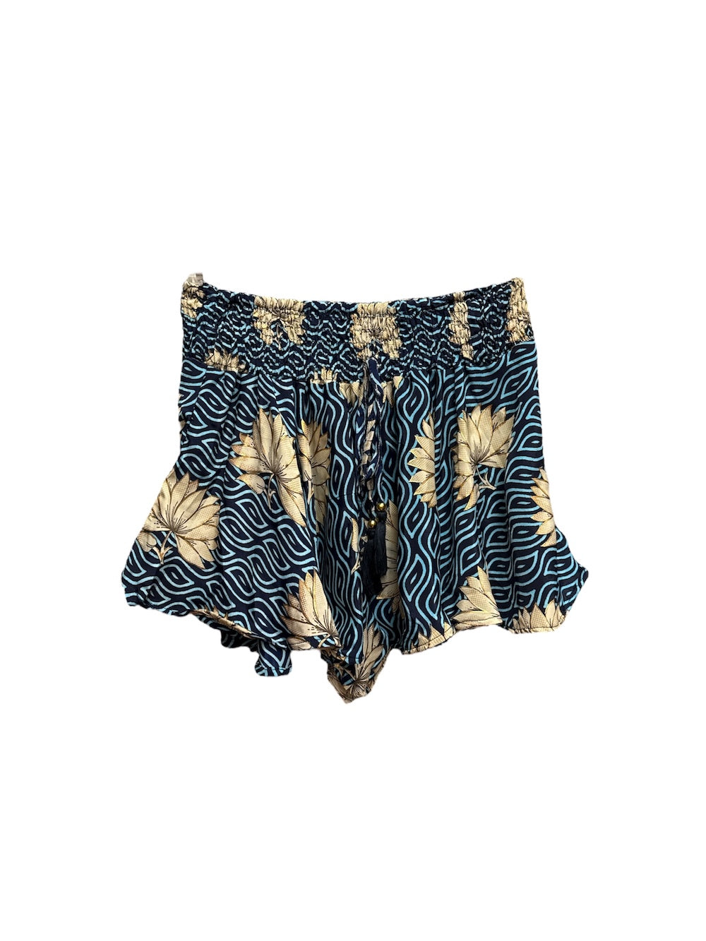 Pantaloncini blu multicolori hindi