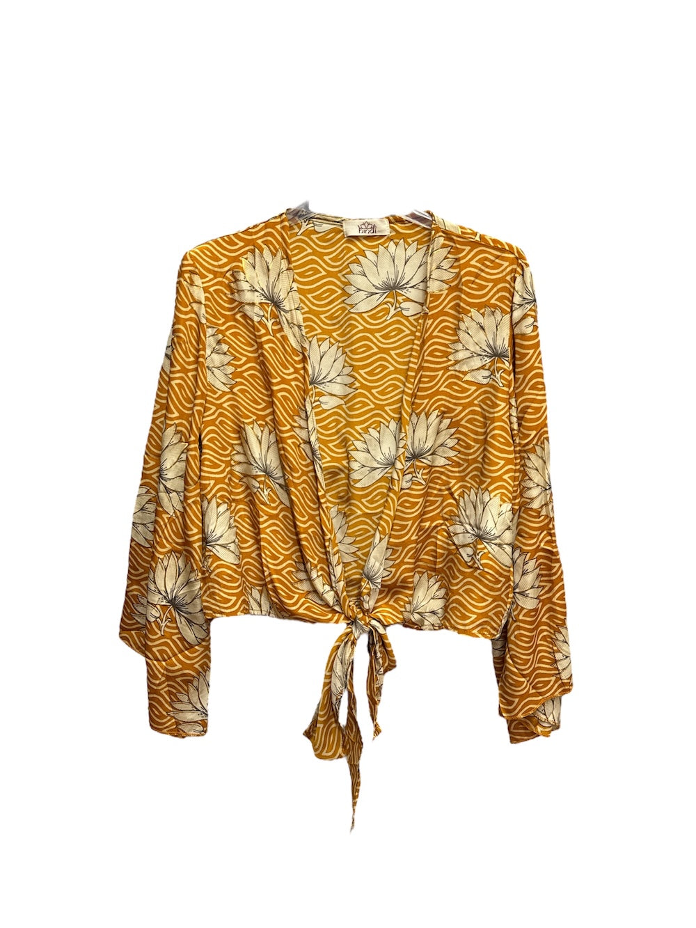 Hindi multicolor mustard shirt