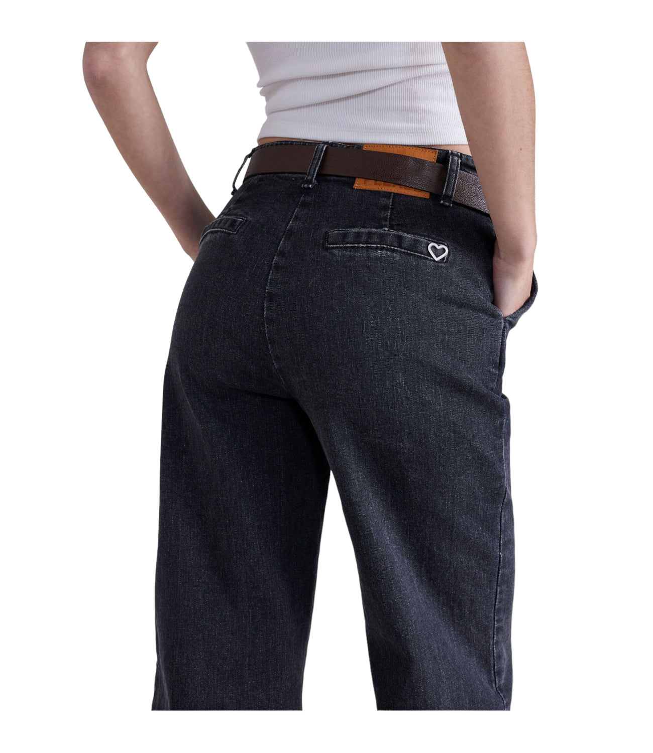 Please black denim jeans