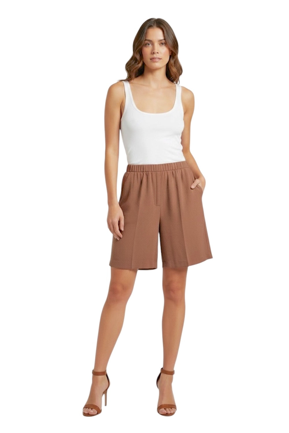 Susy Mix brown bermuda