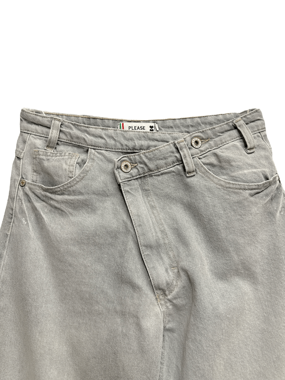 Please grey denim jeans