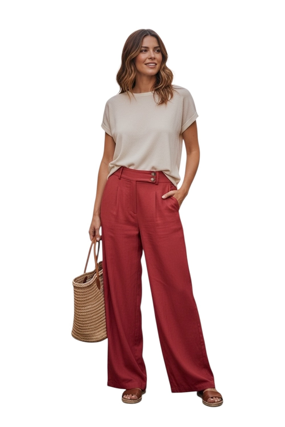 Pantaloni rossi Saiph