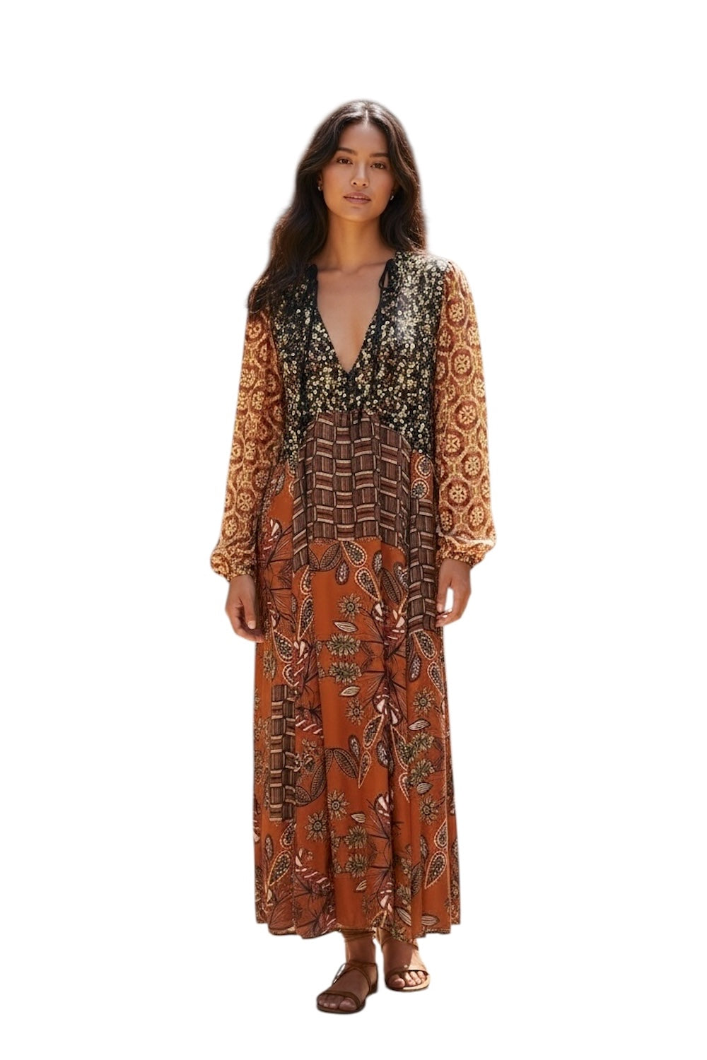 Abito multicolore Dixie