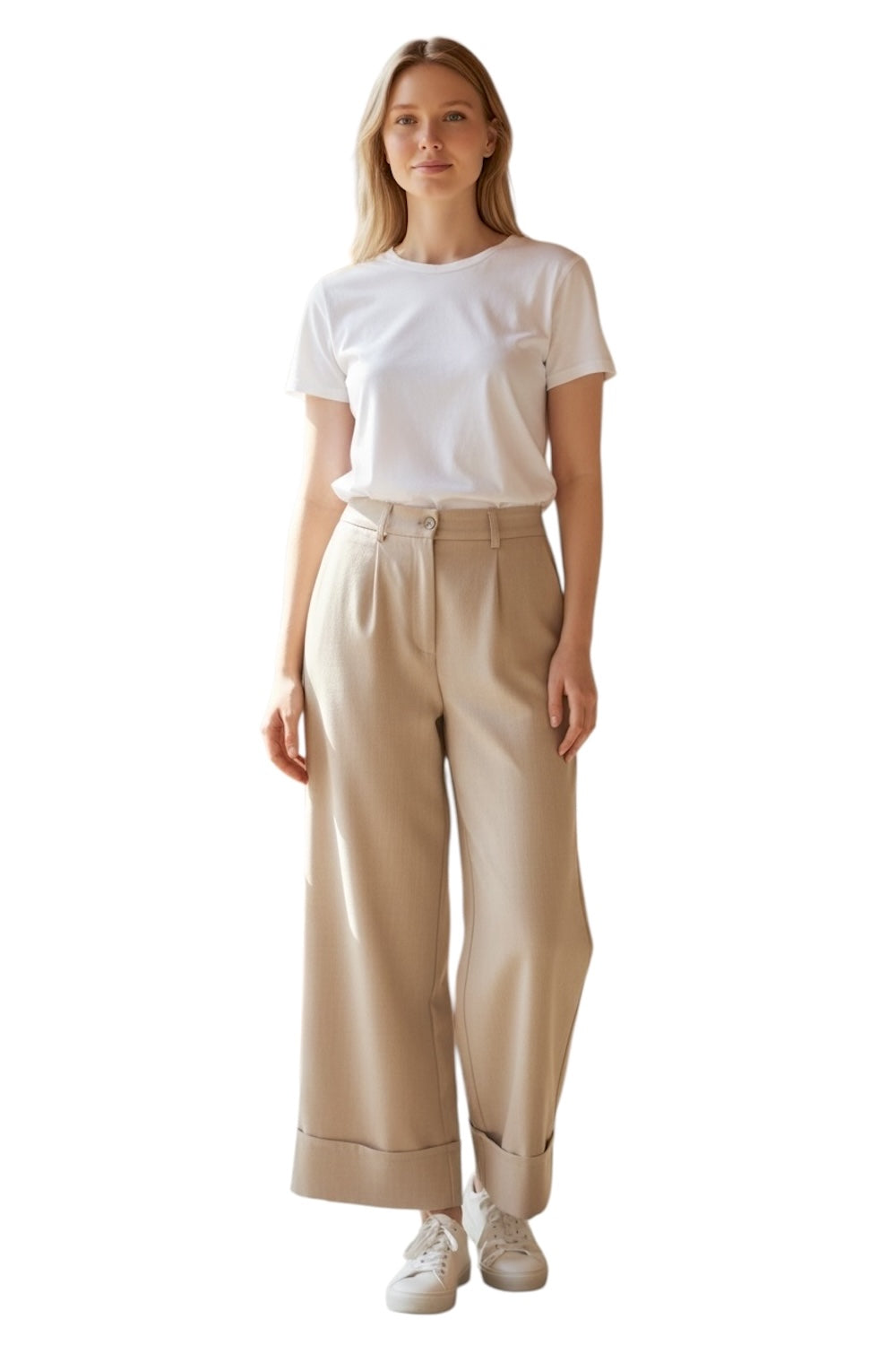 Pantaloni beige Dixie