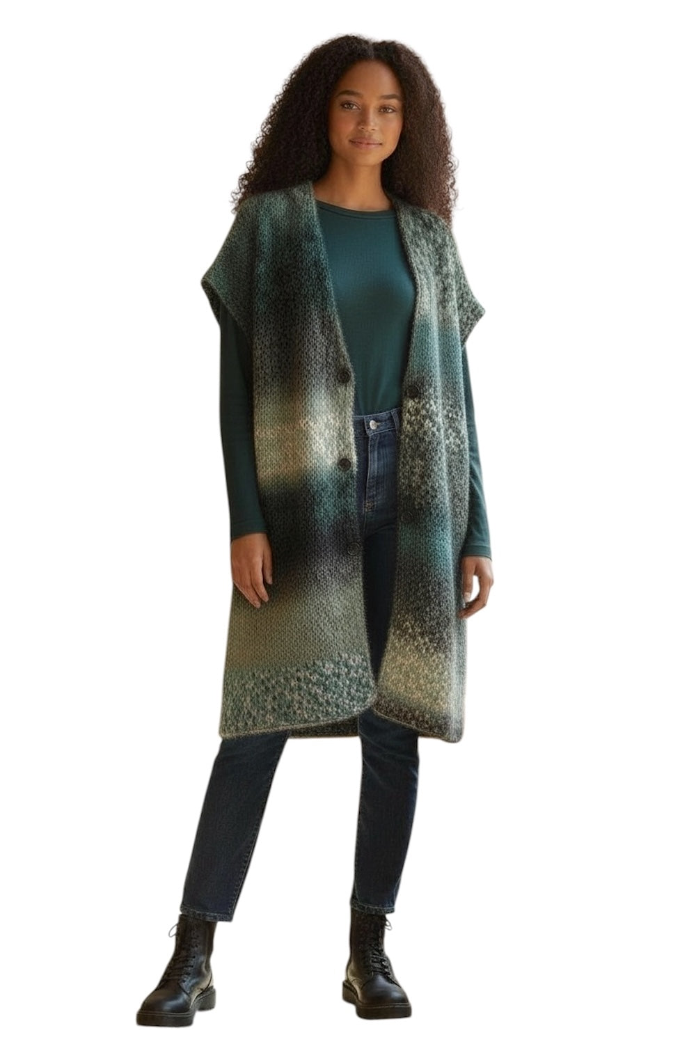 Dixie green cardigan