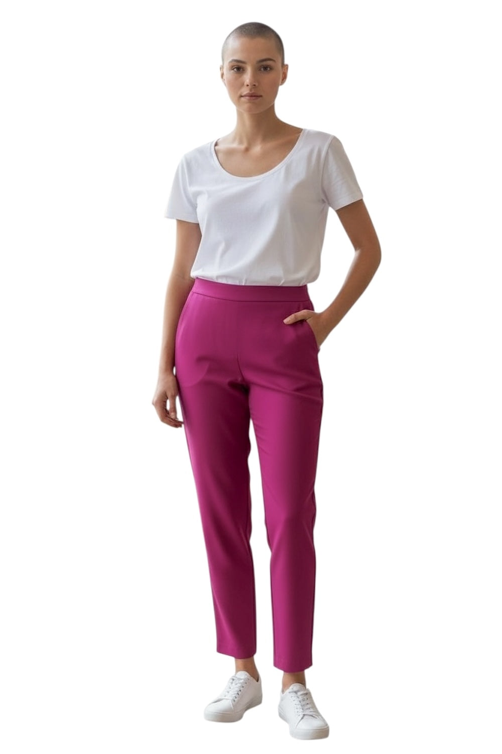 Maryley lässige lila Hose