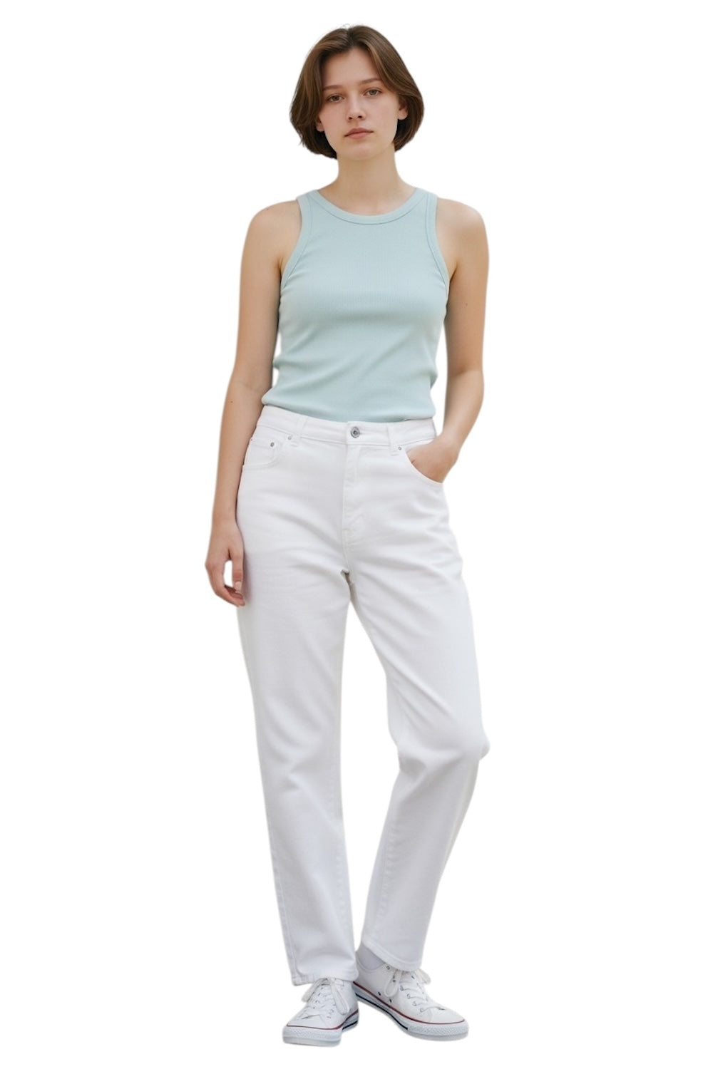 Vicolo hellblaues Oberteil