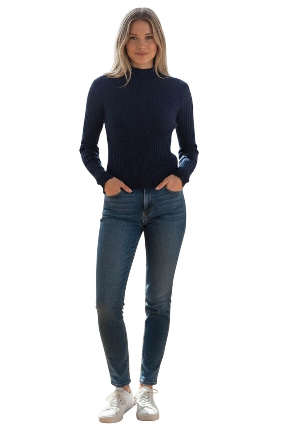 Maglione blu Kontatto