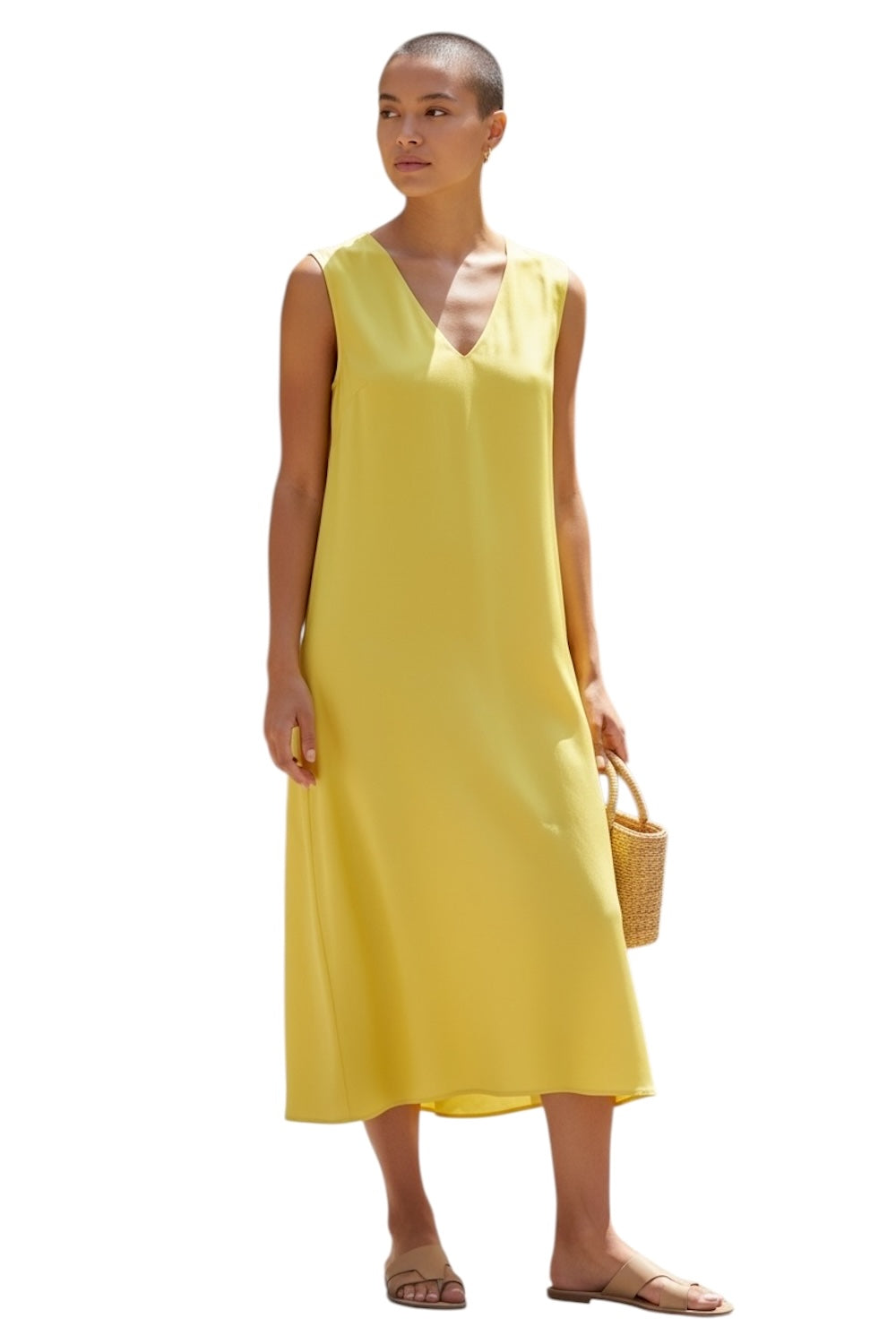 Dixie light yellow dress