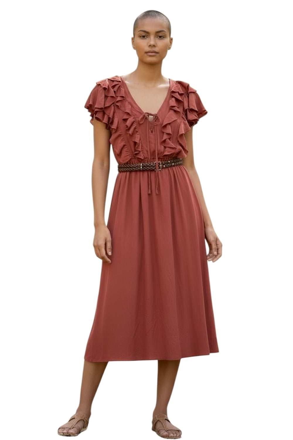Dixie bordeaux dress