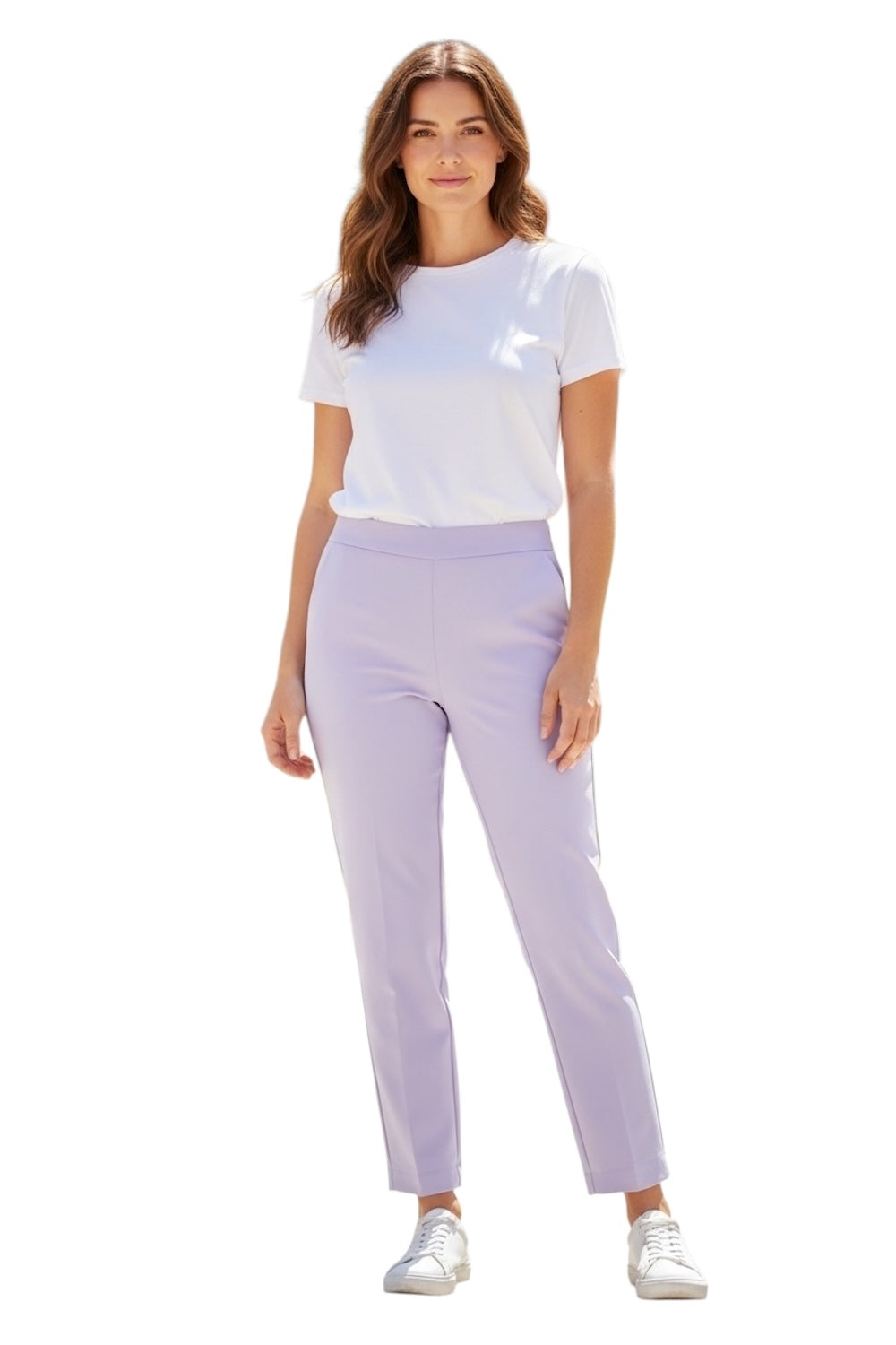Maryley lilafarbene Relaxed Pants