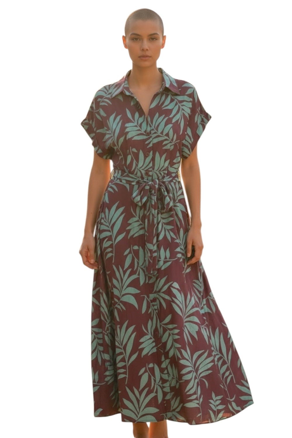 Gold chocolate chemiser dress