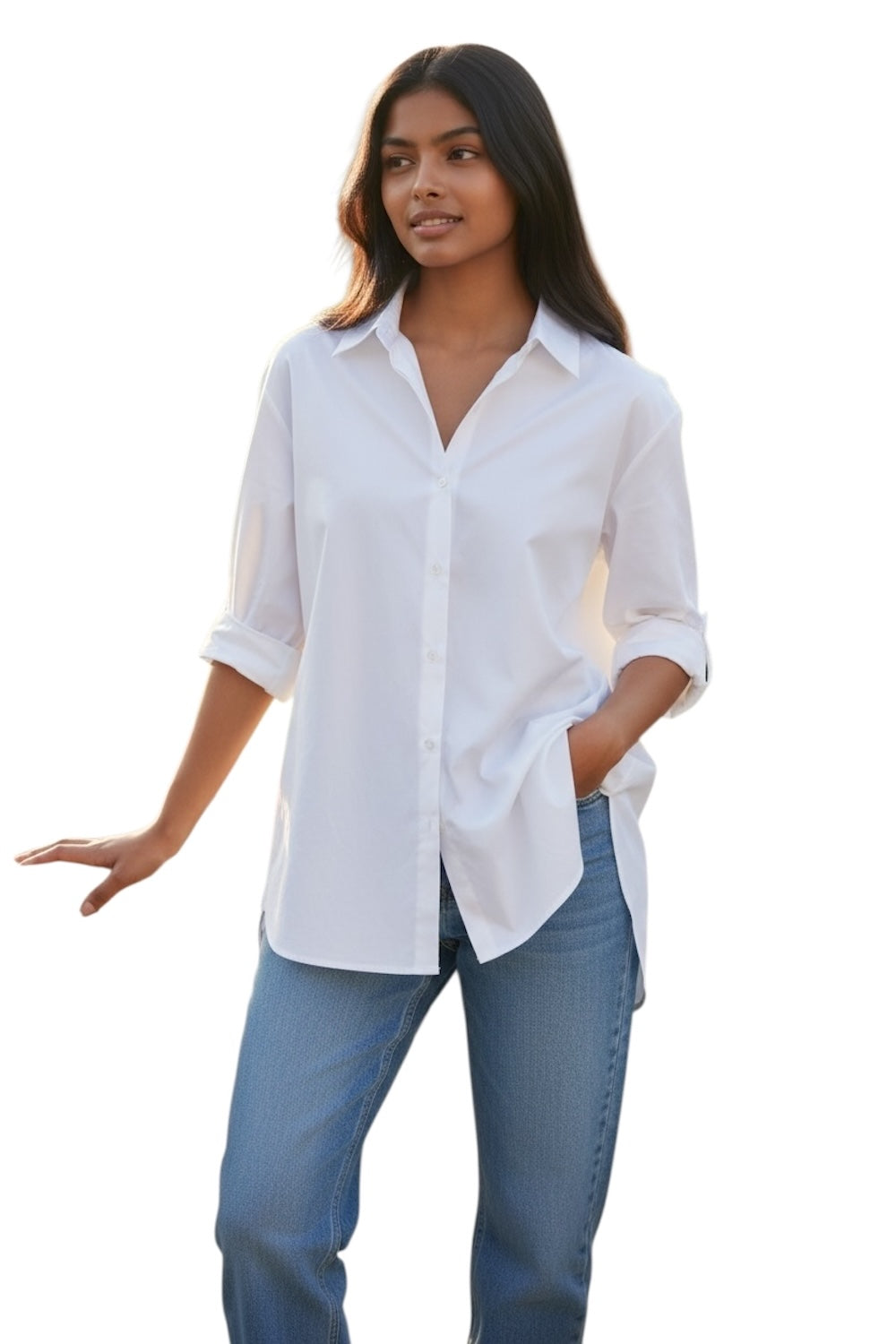 Camicia bianca Saiph