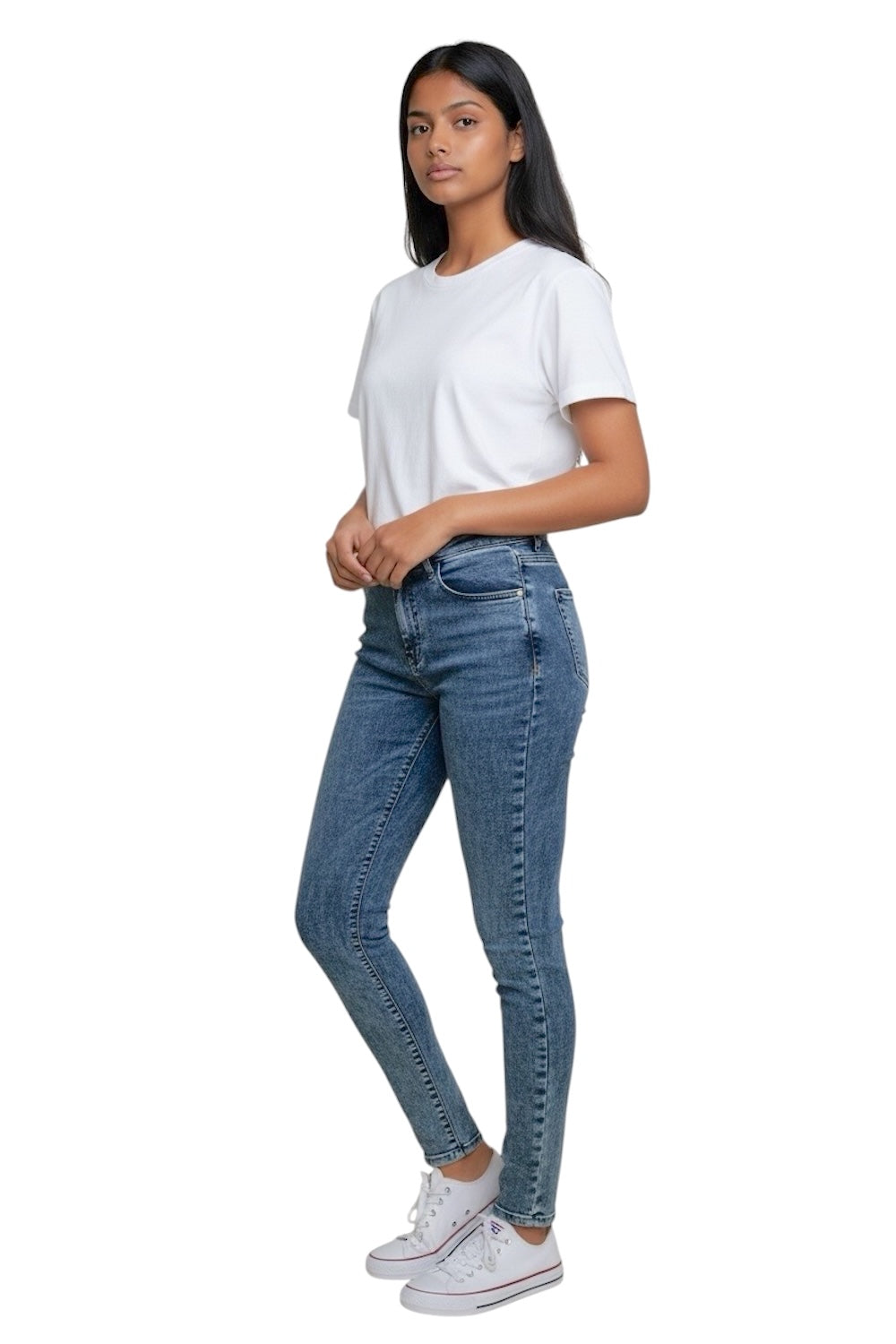 Maryley blue denim pants