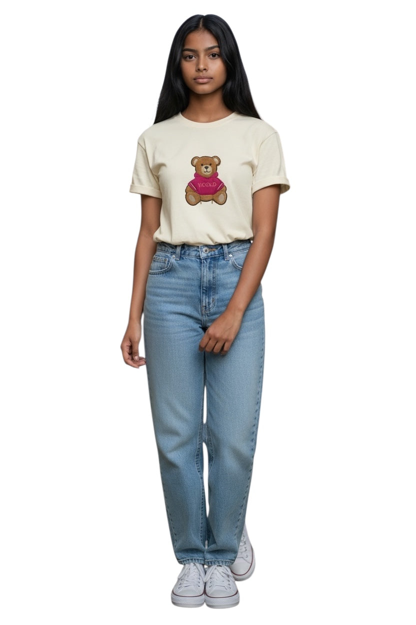 Vicolo bear white t-shirt