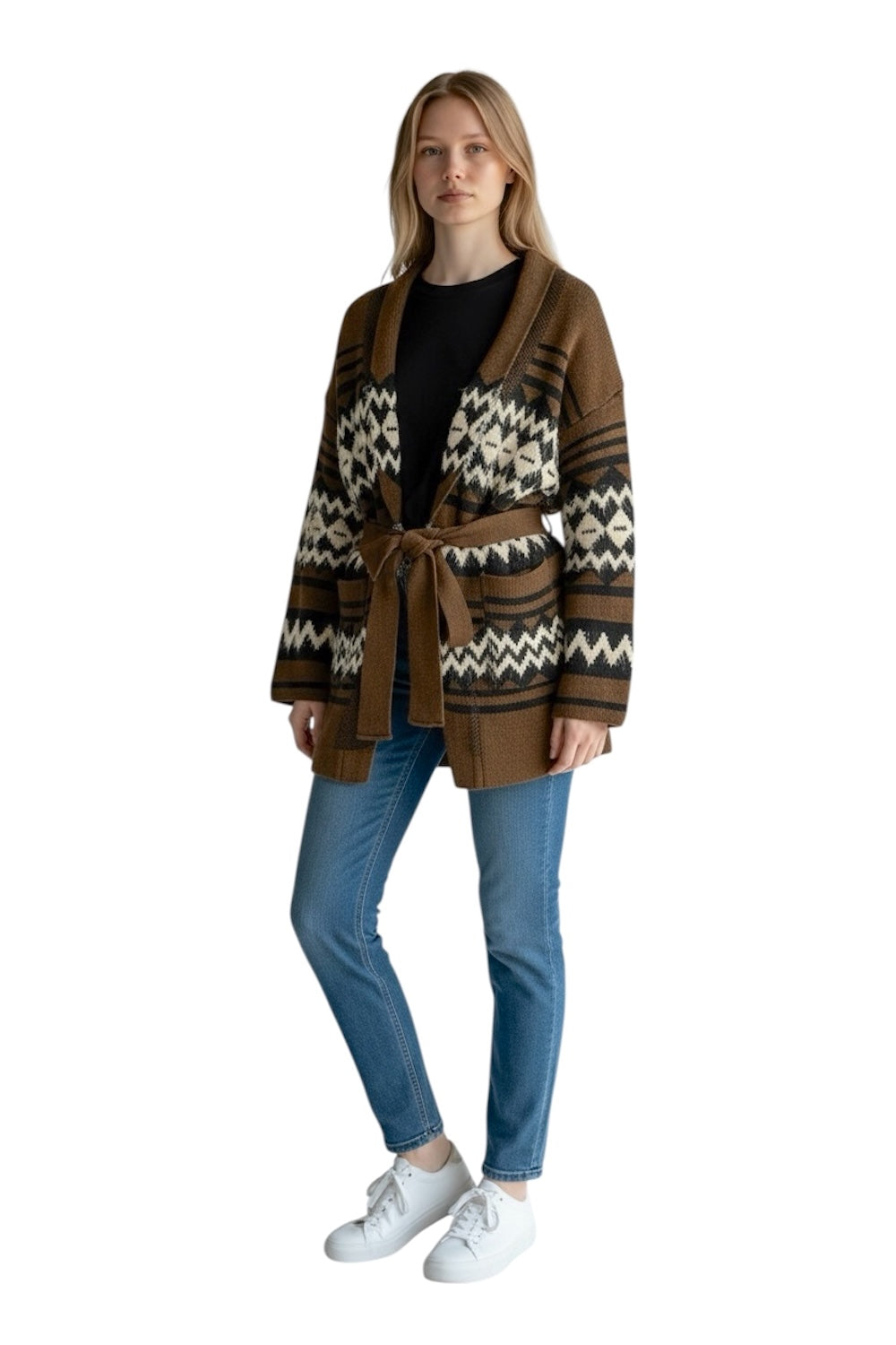 Vicolo brown cardigan