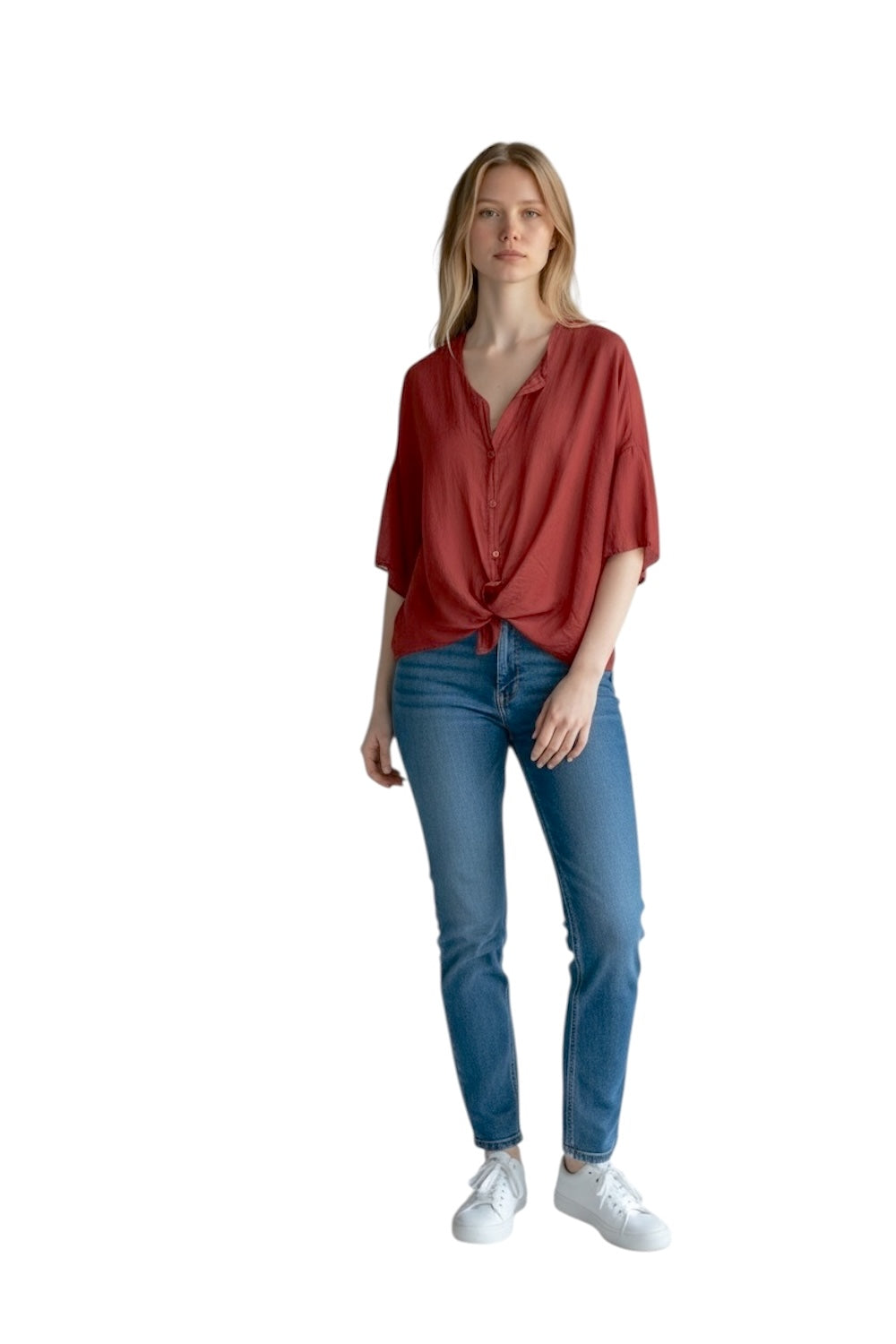 Vicolo india red shirt