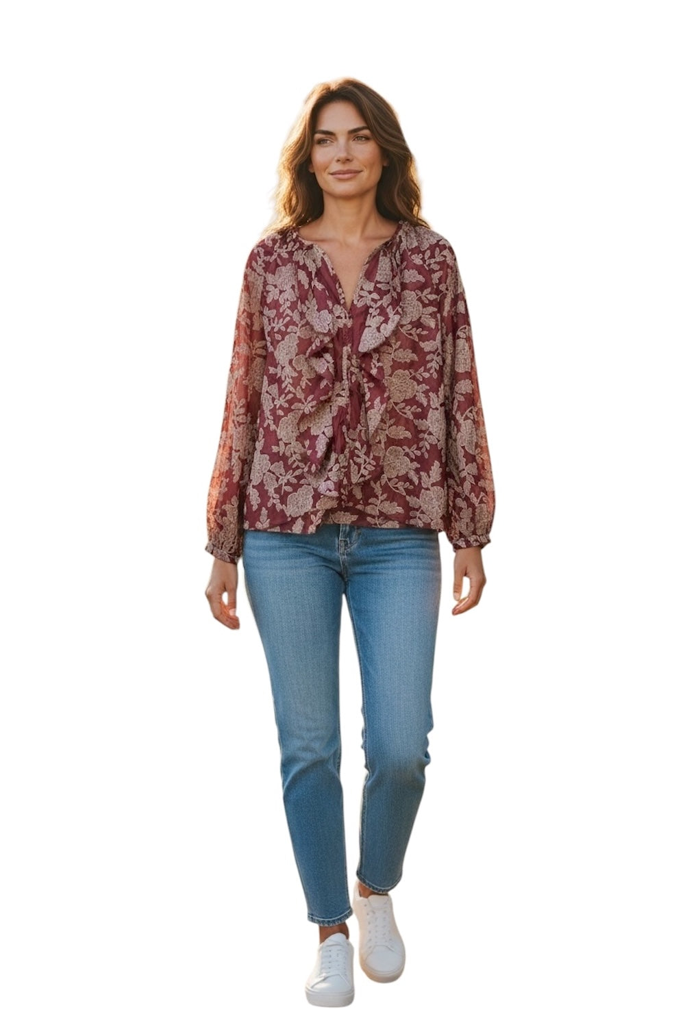 Susy Mix black cherry shirt