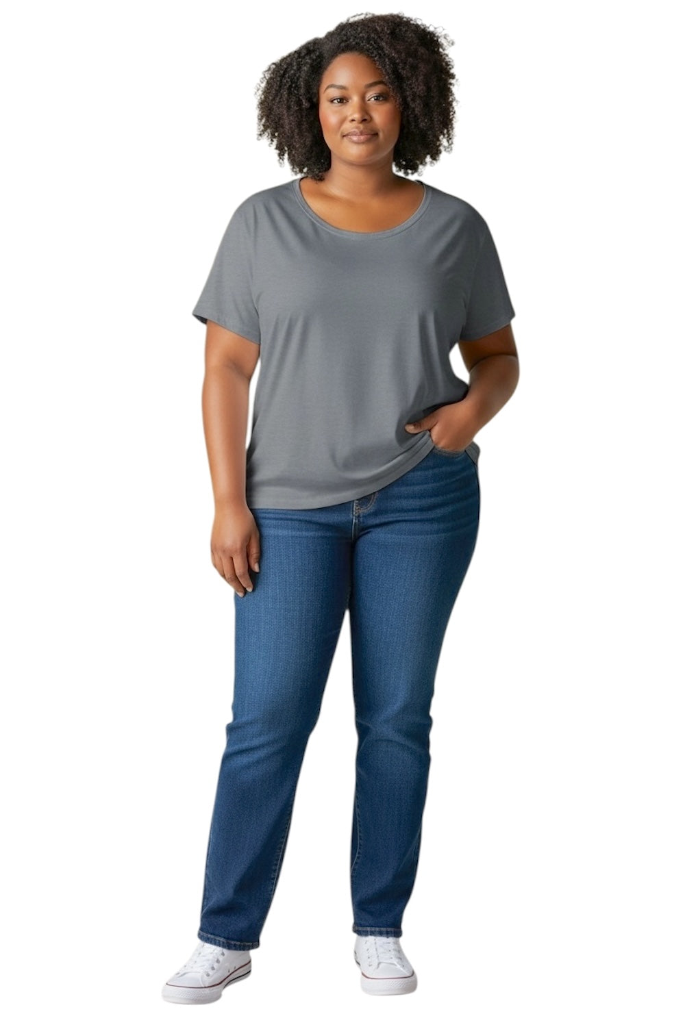 Susy Star grey ink oversize shirt