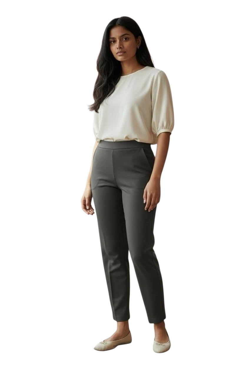 Maryley schwarze, lässige Hose