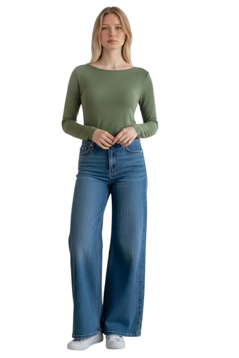 Le îls green cashmere t-shirt