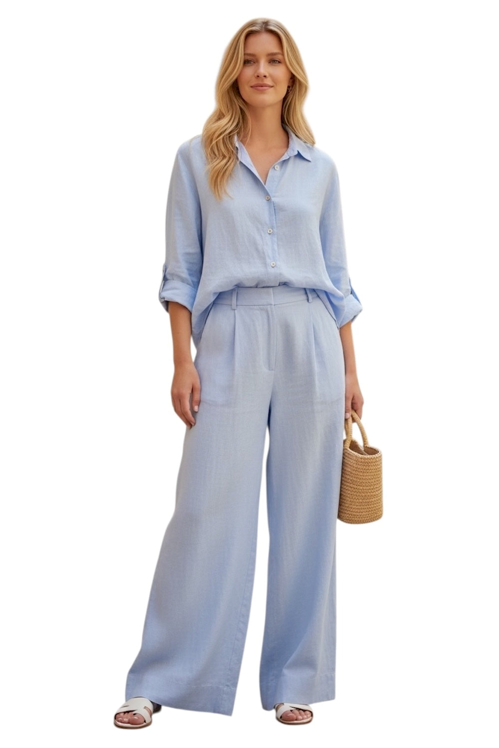 Le îls light blue shirt