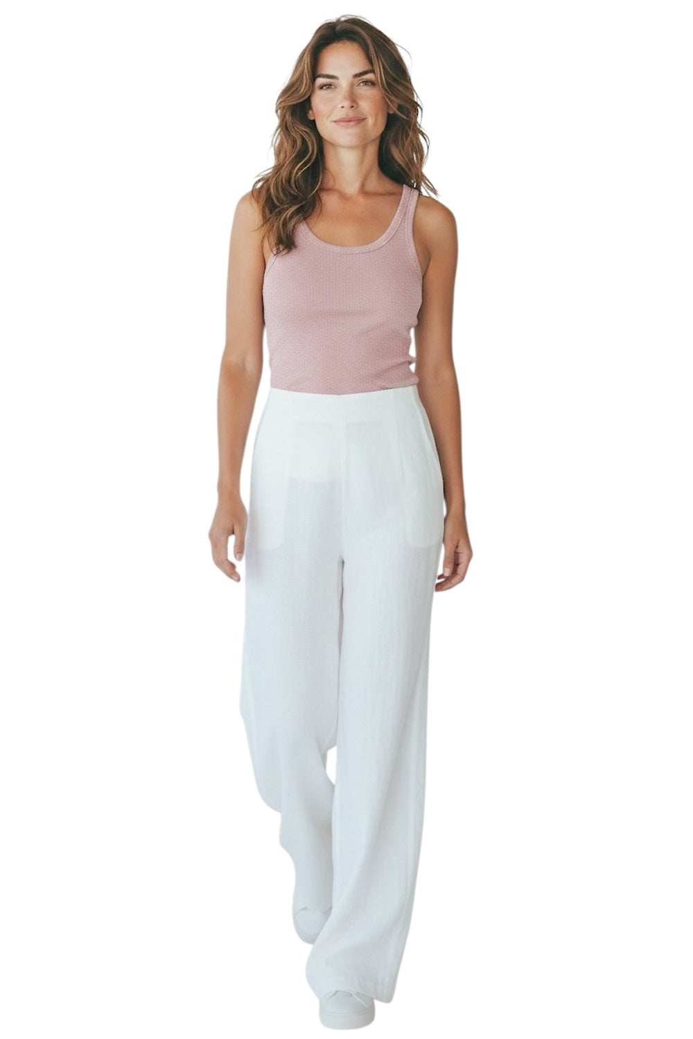 Vicolo antique pink glitter top