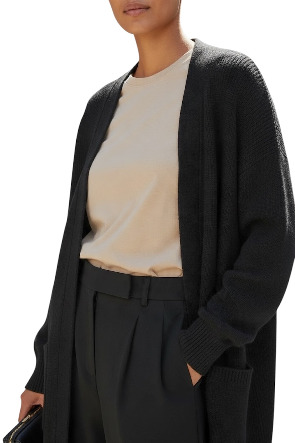 Kontatto black cardigan