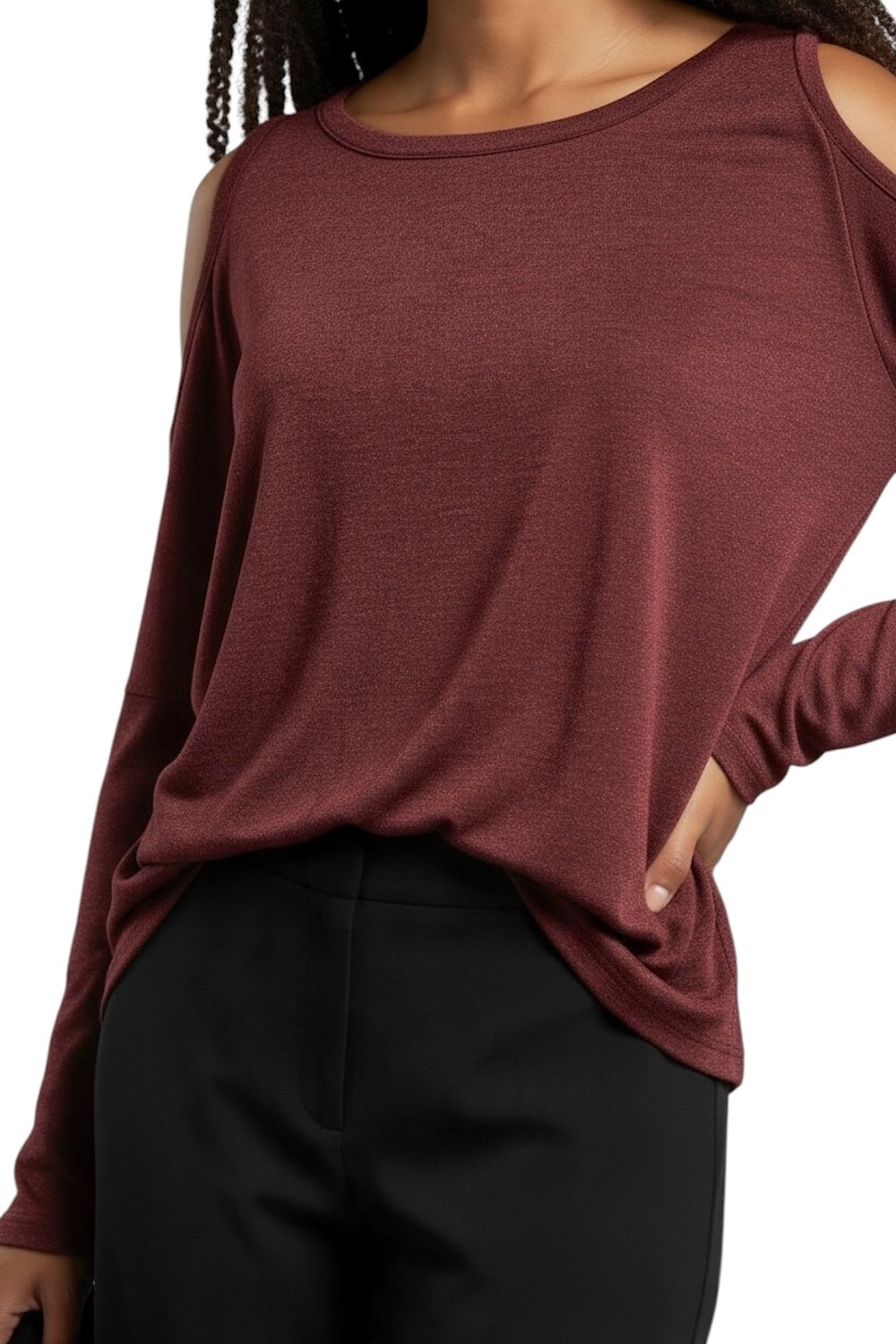 Kontatto wine red shirt