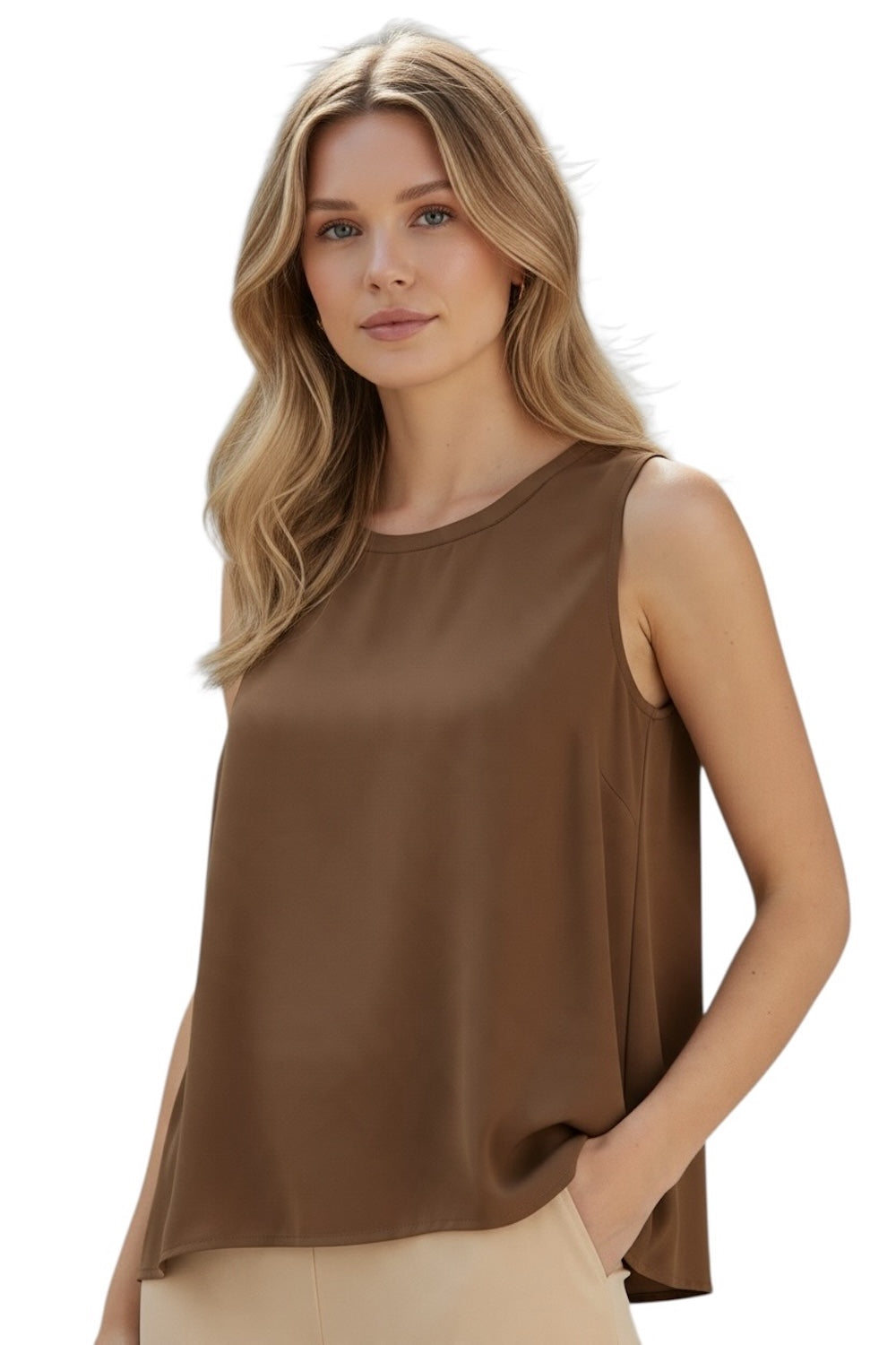 Vicolo brown top