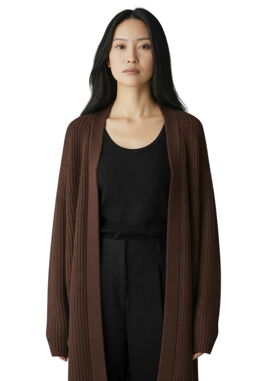 Vicolo braune Strickjacke