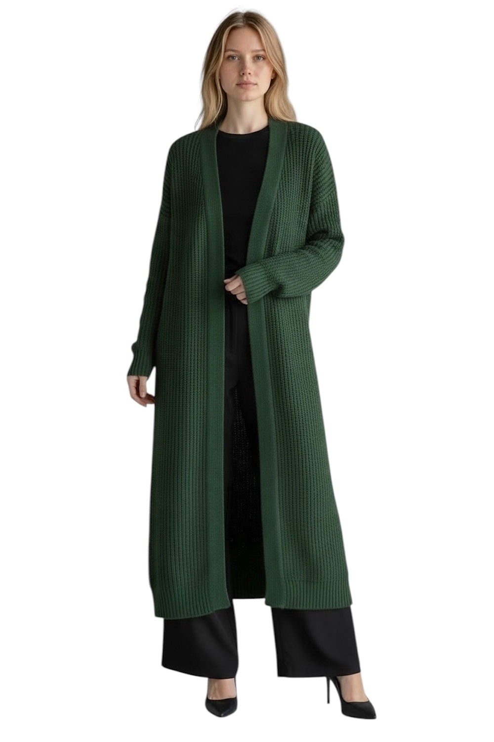 Cardigan verde scuro Vicolo