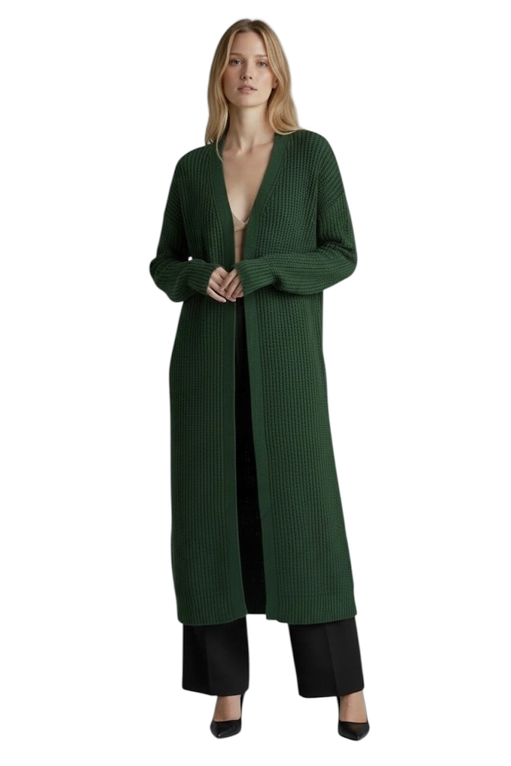 Cardigan verde scuro Vicolo