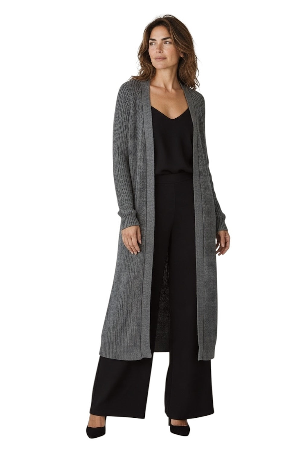 Vicolo dark grey cardigan