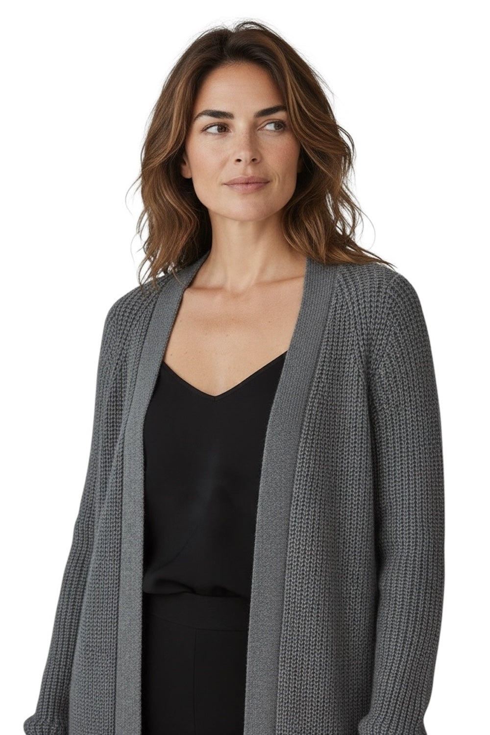 Vicolo dark grey cardigan