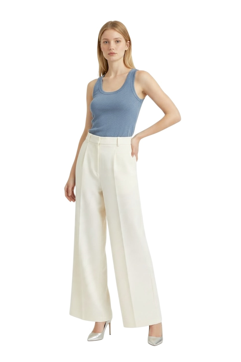 Vicolo Sky Glitter Top