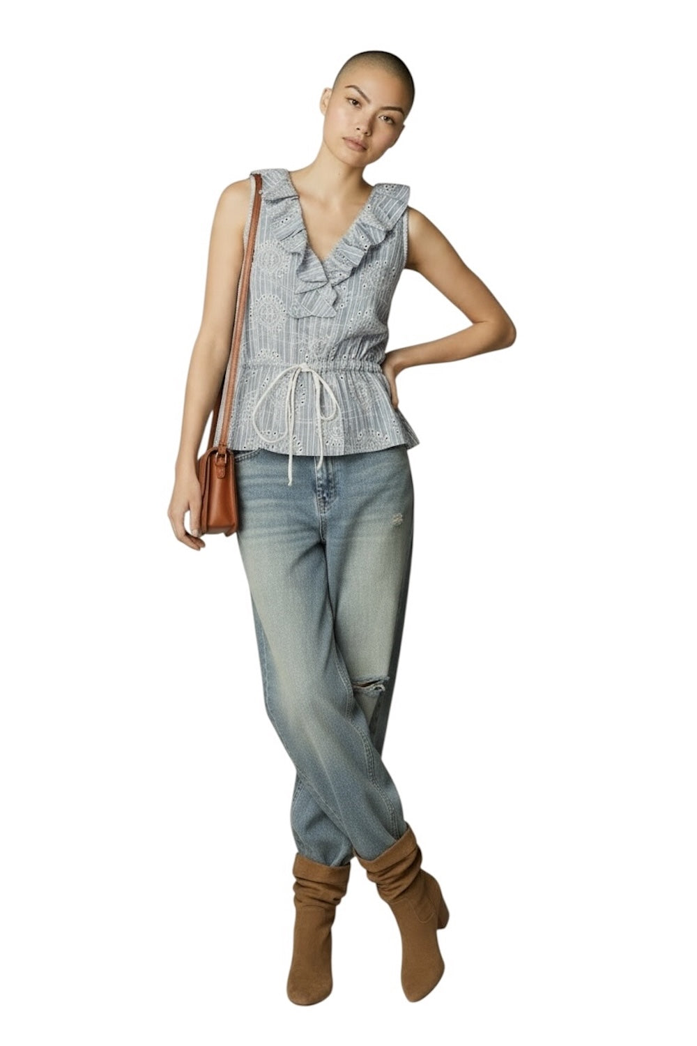 Vicolo light blue top