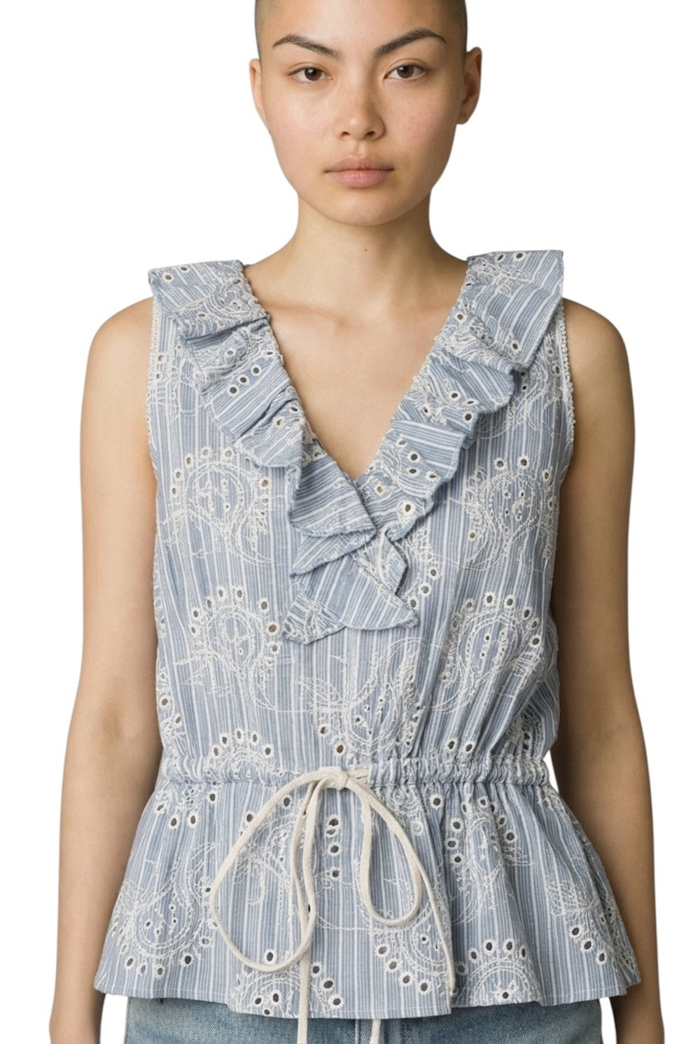 Vicolo light blue top