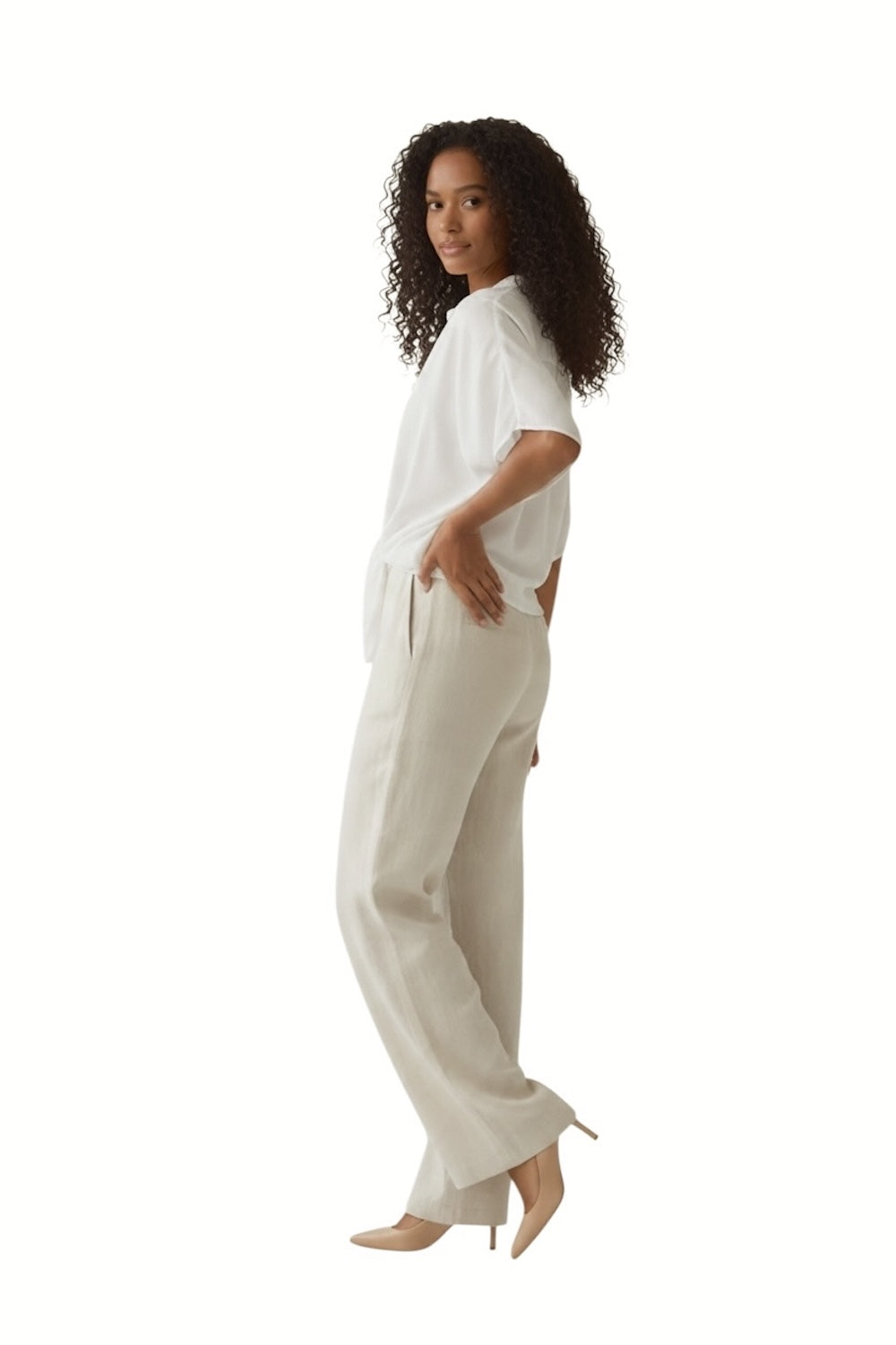 Vicolo Bluse in Weiß
