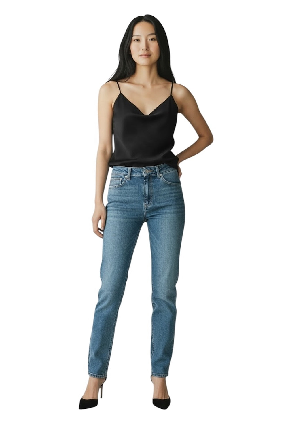 Jeans denim blu Vicolo Daisy