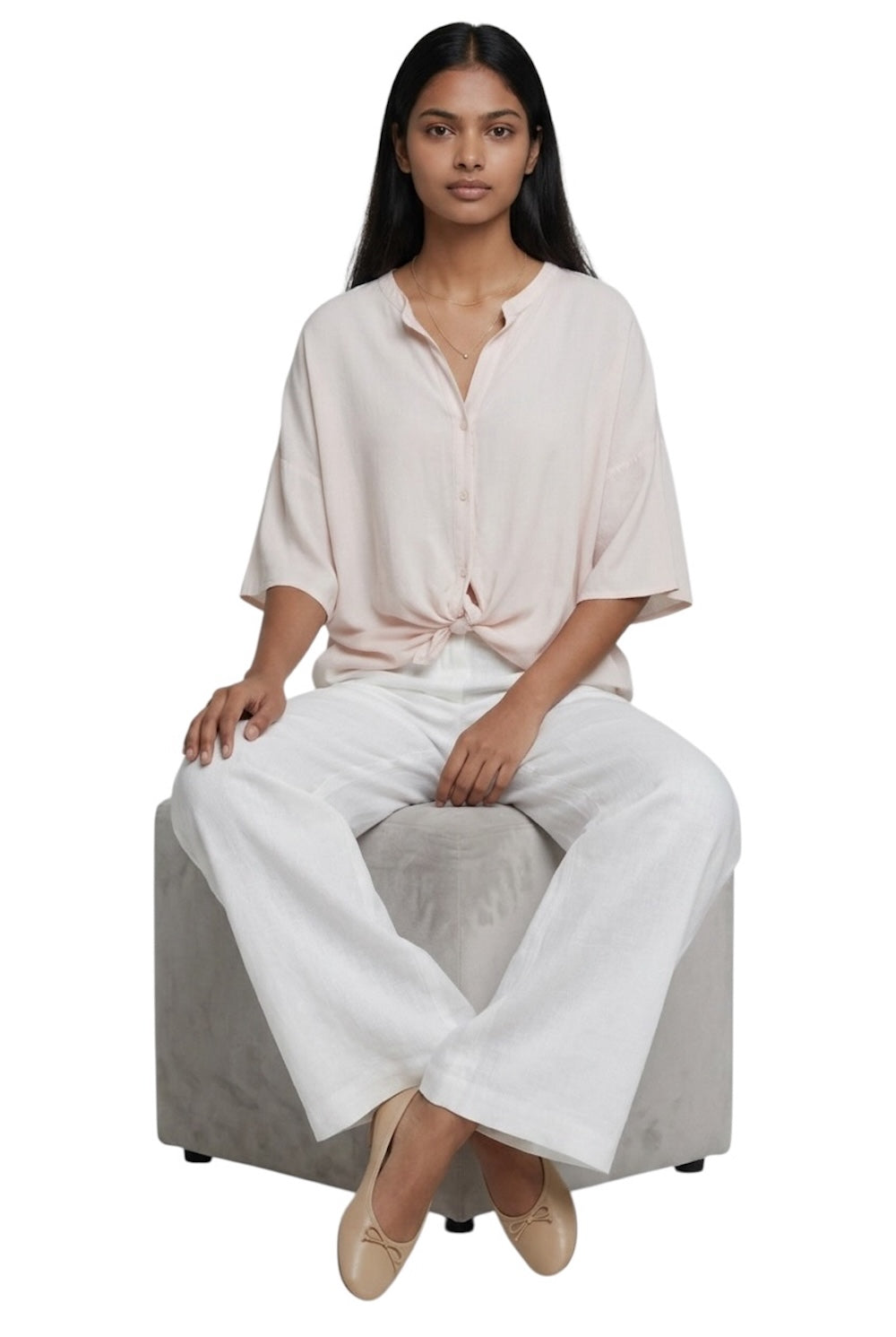 Camicia rosa chiaro Vicolo