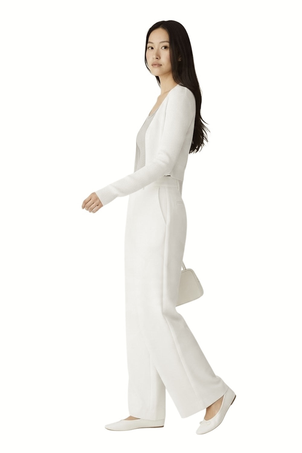 Vicolo white cardigan