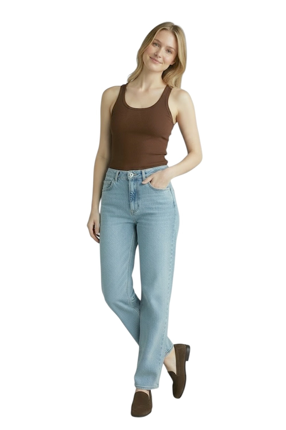 Jeans in denim azzurro chiaro Vicolo
