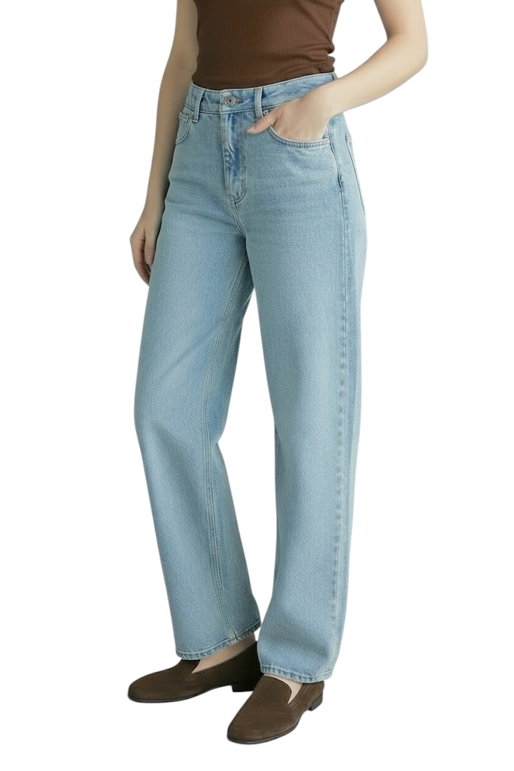 Jeans in denim azzurro chiaro Vicolo