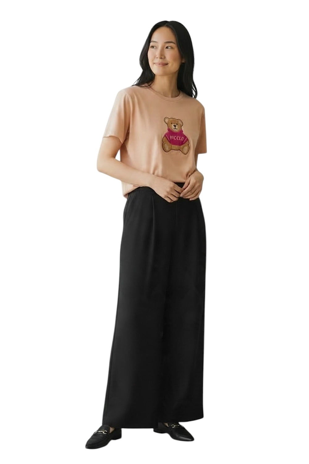 Vicolo bear pink t-shirt
