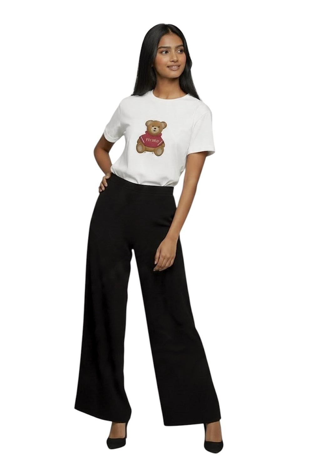 Vicolo bear white t-shirt