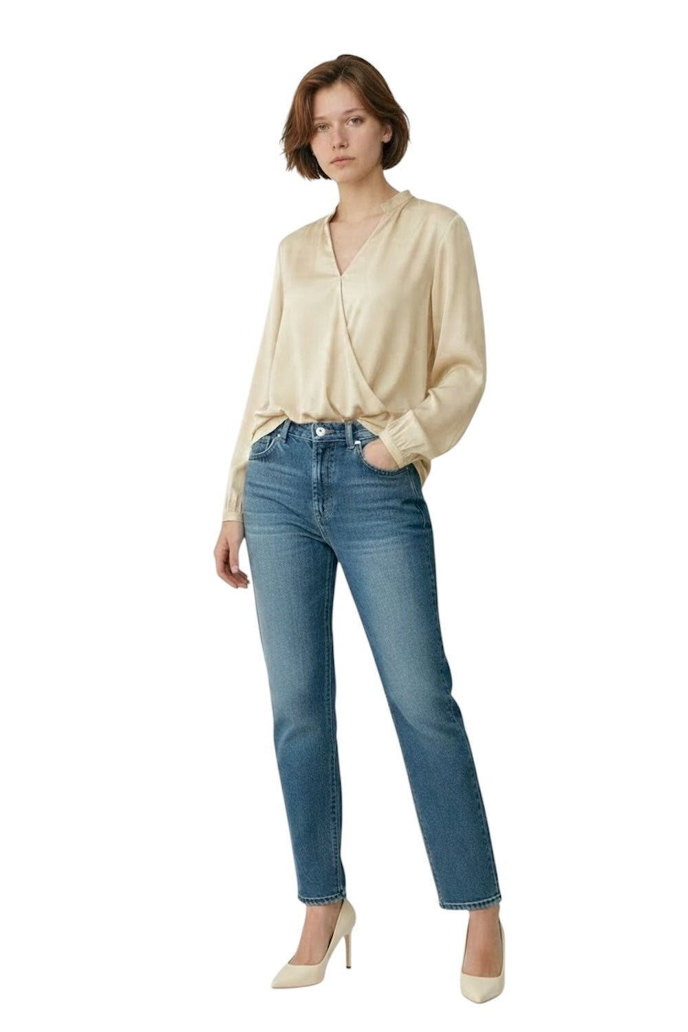 Jeans Vicolo in denim blu Siena