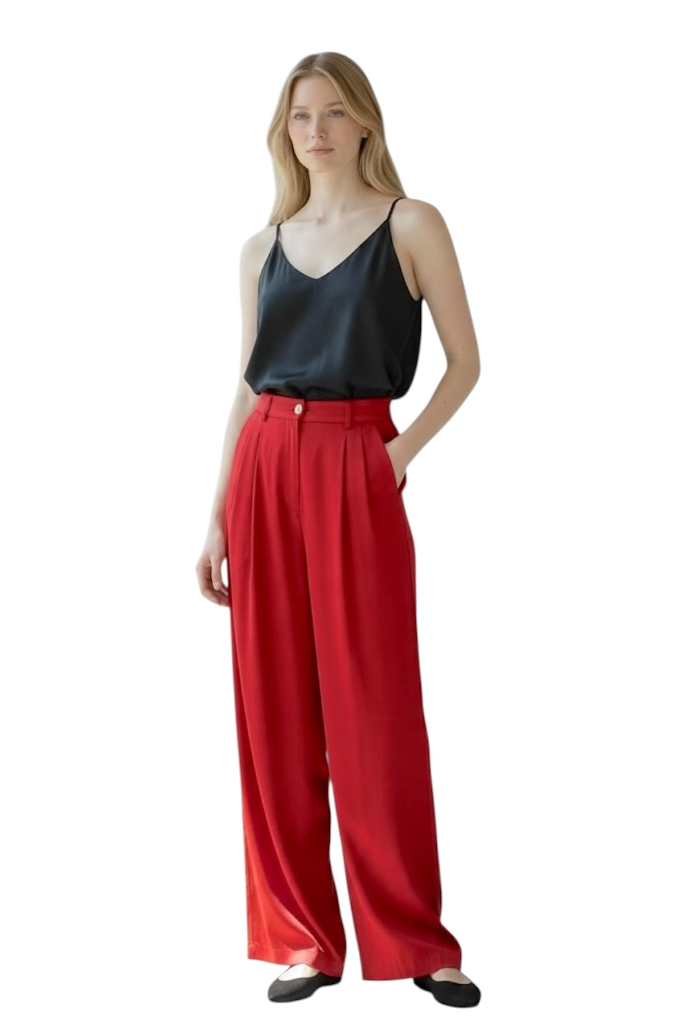 Pantaloni rossi Vicolo